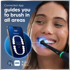 Oral-B iO 6 -sähköhammasharja, Giftset, Musta, 4 vaihtoharjaa, Matkakotelo - 8
