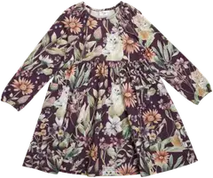 Maia family lasten mekko Kissanminttu 206007 - violetti - 1