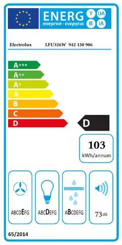 Electrolux liesituuletin 60 cm LFU326W valkoinen - 2