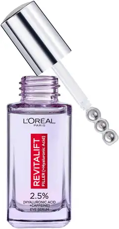 L'Oréal Paris Revitalift Filler 2,5% Hyaluronic Acid + Caffein Eye Serum silmänympärysalueelle 20 ml - 3