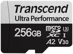 Transcend muistikortti 340S 256GB U3 microSDXC R160 W125 MB/s - 1