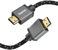 Hama Ultra High Speed HDMI™-johto, uros - uros, 8K, Metal, 3,0 m - 2