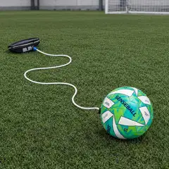 SenseBall Green 2 (Pro) narupallo, jalkapallo koko 2, vihreä ja valkoinen - 2
