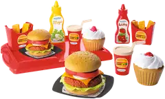 Ecoiffier - 100 % Chef - Hampurilaiset -leikkisetti - 1