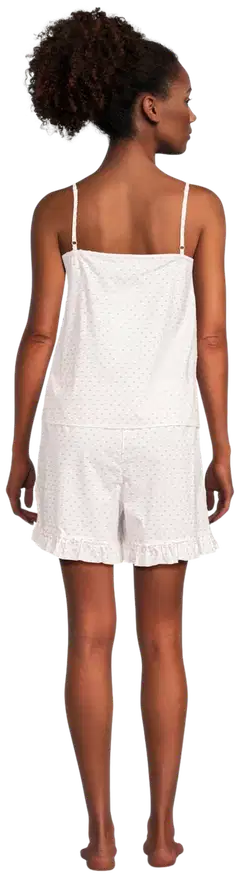 TEX naisten shortsipyjama I279944 - Off white - 3