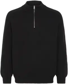 Solid miesten neulepuserro SDSylvester - True black - 1