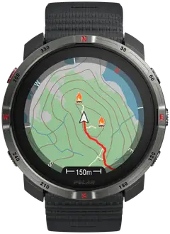 Polar Outdoor-kello Grit X2 musta S-L - 3