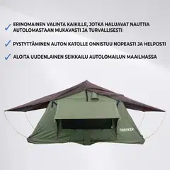 Trekker kattoteltta camper m, vihreä - 3
