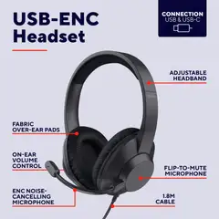 Trust Ayda max USB-C kuulokkeet ENC - 11