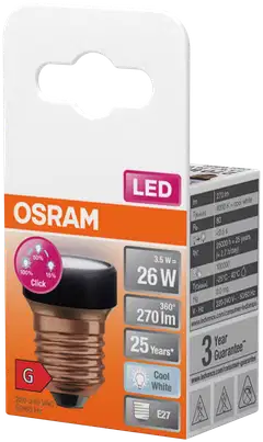 Osram LED-lamppu Flat 3,5W 4000K 270lm E27 3-Step Dim - 3