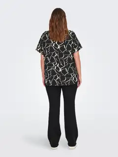 ONLY CARMAKOMA naisten paita Carvica - BLACK - 4