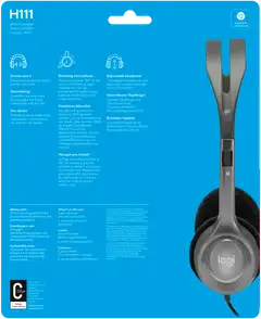 Logitech H111 stereo headset - 2