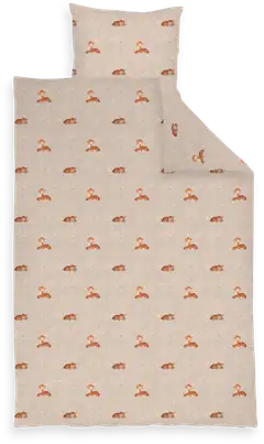 Ciraf lasten pussilakanasetti Bambi 120x160 cm + 40x60 cm beige - 1