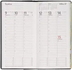 Time System Taskukalenteri TS Classic 2027 musta - 2