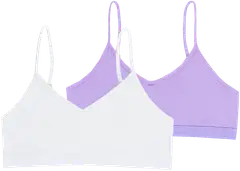 House lasten bralette-toppi 230H082506 2-pack - Lilac/white - 1