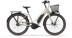 Helkama e-Aino 27,5" Sähköpyörä 5-vaihdetta runko 48 cm valkosavi - 1