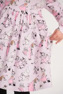 Muumi lasten mekko Helmileikki 591230 - liila - 4