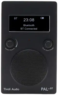 Tivoli Audio kannettava DAB+/FM Bluetooth-radio PAL+ Gen.3 BT musta - 1