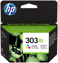 HP mustepatruuna 303XL - kolmiväri - 1