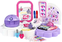 Smoby Glam 3in1 kauneusstudio; meikki-, manikyyri- ja tatuointileikkisetti - 2