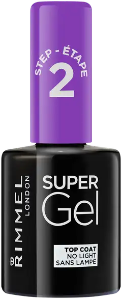 Rimmel 12ml Super Gel Top Coat geelipäällyslakka - 1