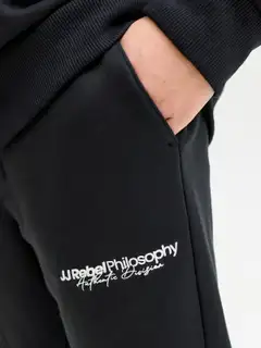 JJ REBEL JUNIOR lasten collegehousut - BLACK - 8