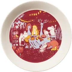 Moomin Arabia Finland Lautanen Muumi 19cm Juhlan Aika - 1