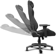 Trust Kangaspäällysteinen pelituoli GXT 723 Ruya harmaa - 5