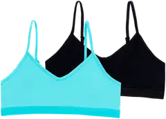 House lasten bralette-toppi 230H082514 2-pack - turquoise/black - 1