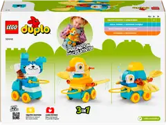 LEGO® DUPLO Town 10448 Eläimiä pyörien päällä – 3in1-setti - 3