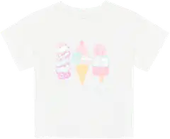 TEX lasten t-paita I984003 - Off white - 1