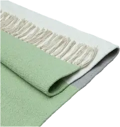 House puuvillamatto Liina 90x200 cm v.vihreä/l.valkoinen/greige - 2