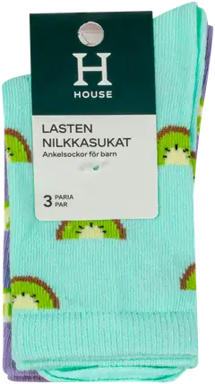 House lasten nilkkasukat Hedelmä 3-pack - Multicolor - 5