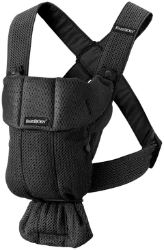 BabyBjörn vauvan kantoreppu mini - 3d mesh, musta - 2