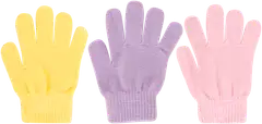 Ciraf lasten stretch-hansikkaat 3-pack 237C082410 - Lilac/yellow/pink - 1