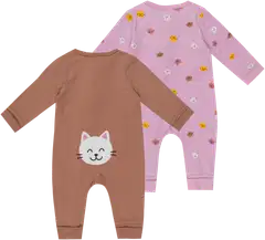 Ciraf vauvojen pyjama Miau 250B262903 2-pack - pink cat - 2