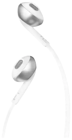 JBL nappikuulokkeet T205 kromi - 2