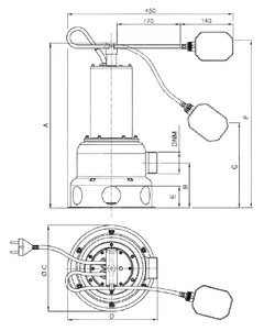 Nocchi Biox 400-12A 1V uppopumppu - 2