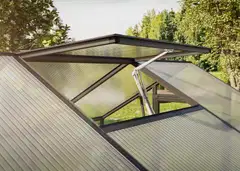 Kreative Gartentechnik kasvihuone Aptasia III 7,53 m2 antrasiitinharmaa - 3