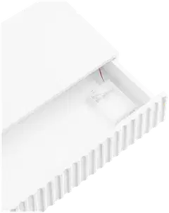 SoBuy seinähylly valkoinen FHK38-W - 1