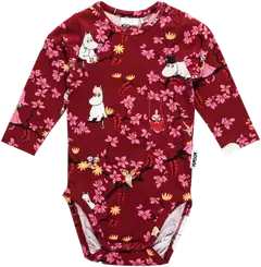 Martinex Muumi vauvojen body Kiipeilypuu 588437 - burgundi - 1