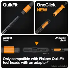 Fiskars OneClick Multisystem adapteri QuikFitiin - 2