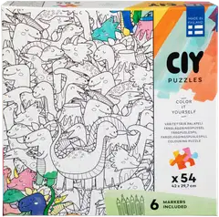 Peliko palapeli Color it Yourself 54 palaa tussit, erilaisia - 3