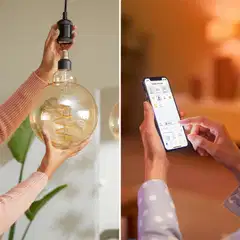 Philips Smart Lighting LED-filamenttilamppu 6W G200 E27 2000-5000K 390lm Amber - 3
