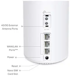 TP-Link Deko X10 4G+ AX1500 mesh WIFI6 yksikkö - 2