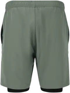 Endurance miesten Kros  2-in1 treenishortsit - Balsam Green - 2