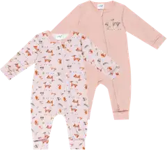 Ciraf vauvojen pyjama Pikkukauris 2-pack - pink bambi aop - 1
