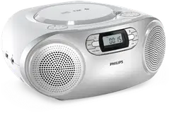 Philips kannettava CD-radio TAZ2000S/10 hopea - 1