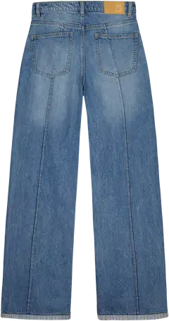 WKLY. naisten leveälahkeiset farkut 222W000207 - Indigo - 2