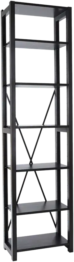 Lundia Classic avohylly, kapea - MUSTA - 2